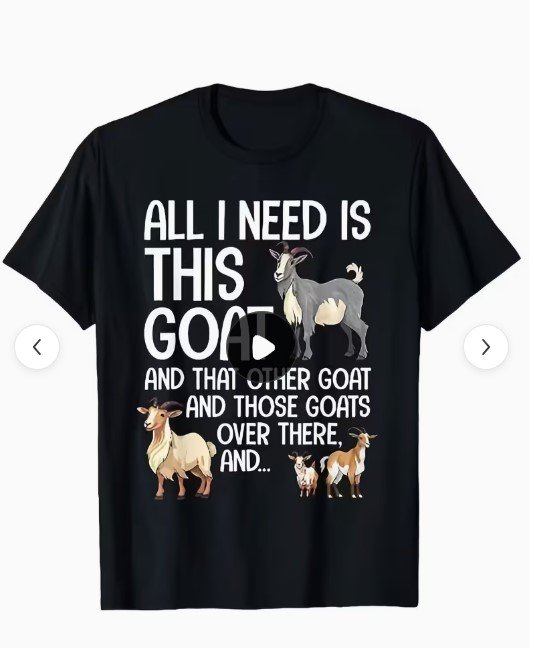 FUN GOAT T-SHIRTS - Image 4