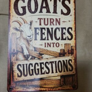 GOATS TURN FENCES